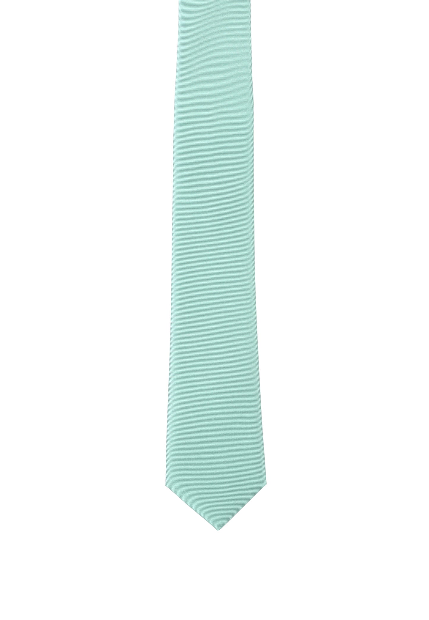 Seidenfalter Pastell Krawatte - 6 cm - Vorderseite der Krawatte - Türkis