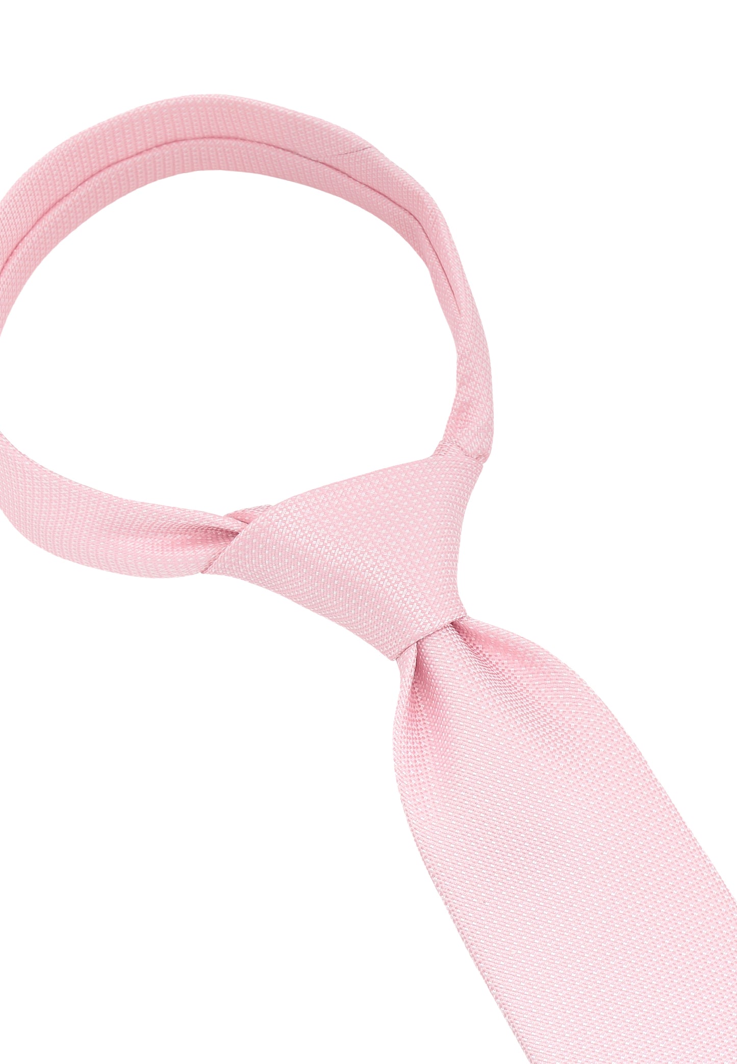 Seidenfalter Festliche Micro Krawatte - 7 cm - gebundener Knoten nur zur Veranschaulichung (ist nicht vorgebunden, wie beispielsweise die Zip Krawatte) - Rosa