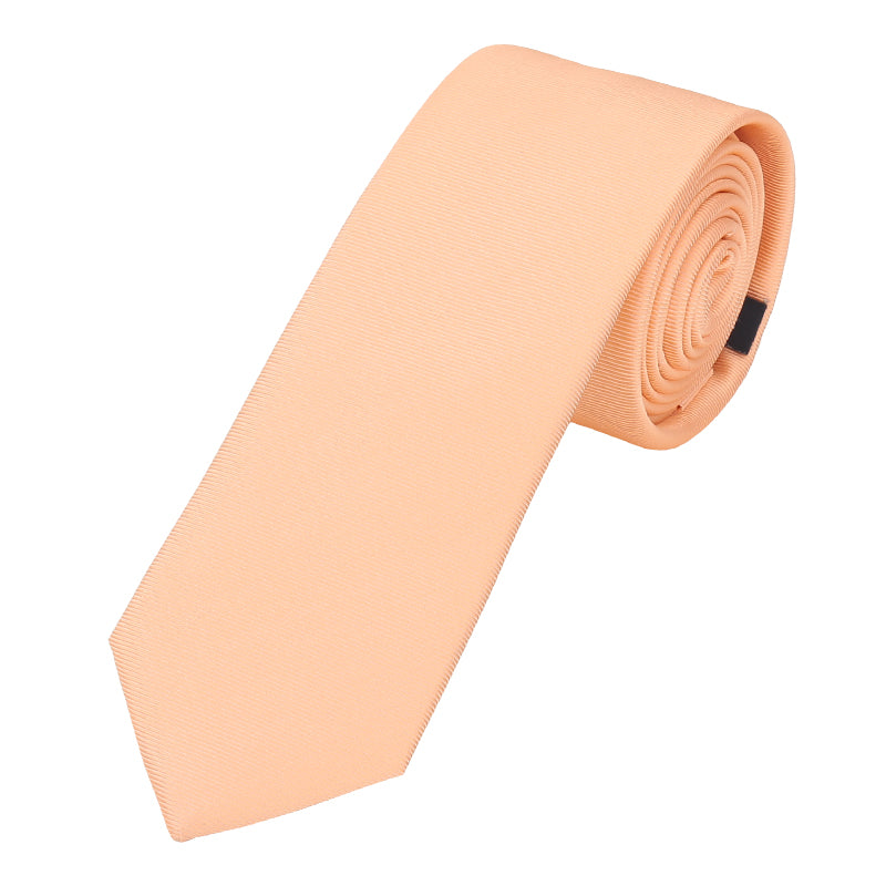 Seidenfalter Pastell Krawatte - 6 cm - Design und Farbe der Krawatte - Apricot